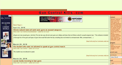 Desktop Screenshot of guncontrolkills.com